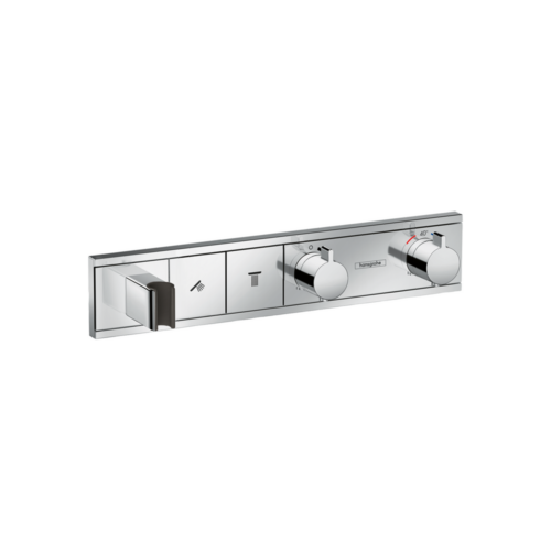 Hansgrohe Rainselect Thermostat for 2 functions with Handshower Holder