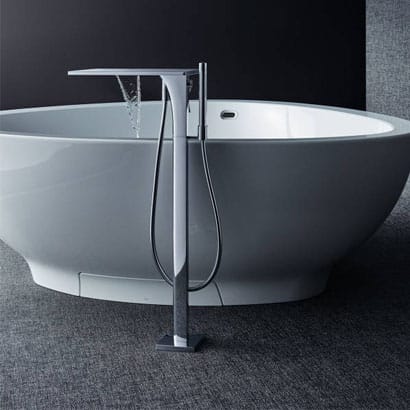 Axor Massaud Freestanding Bath Filler with Handshower