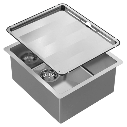 Abey Piazza Square Undermount Single Bowl Kitchen Sink