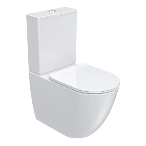 Parisi Ellisse II Wall Faced Suite Rimless (including Soft Close Seat)