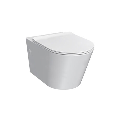 Parisi L'Hotel Rimless Wall Hung Pan with Soft Close Seat