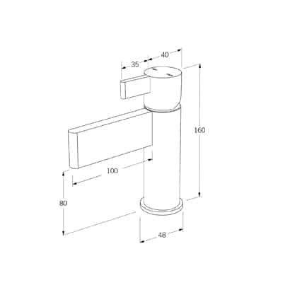 Sussex Calibre Basin Mixer - Image 2
