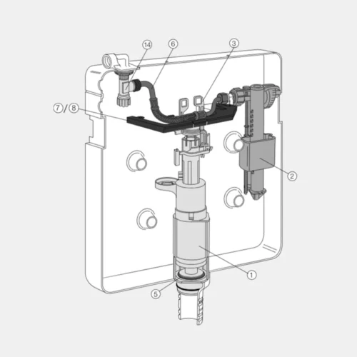 Valsir Tropea 2 Outlet Valve