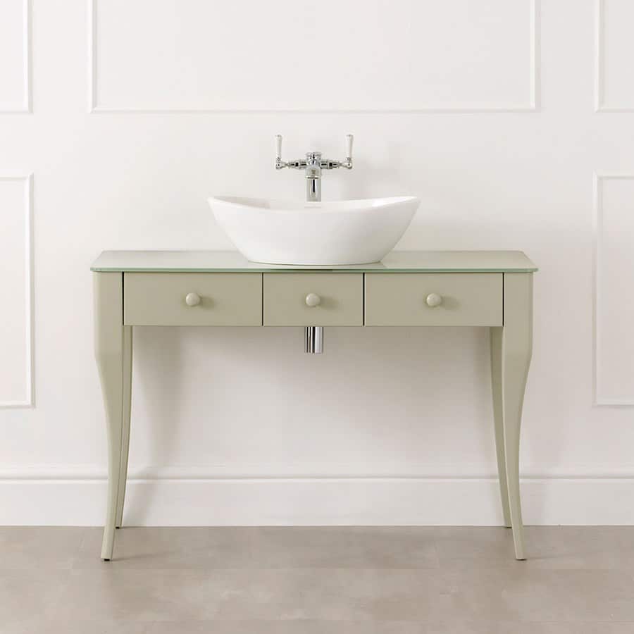 Victoria + Albert Bosa 112 Glass Bathroom Console Vanity