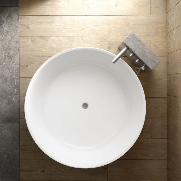 Victoria + Albert Taizu Round Freestanding Bath - Image 2