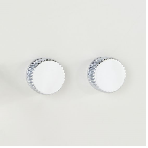 Astrawalker Assemble Dial Wall Tap Set with Reeded Handles