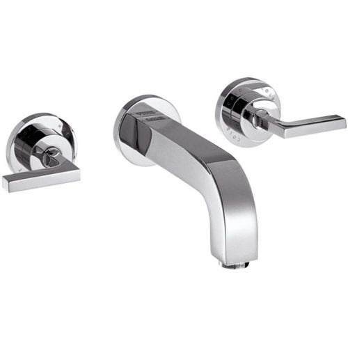 Axor Citterio Lever Wall Basin Set with no Backplate and 162mm Spout