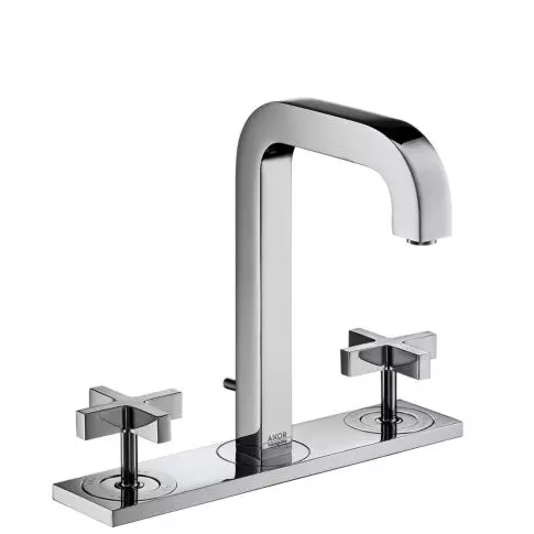 Axor Citterio Cross Handle Basin Set with Plate