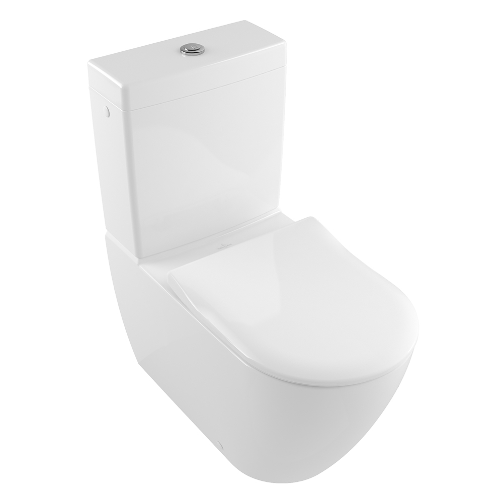 Villeroy & Boch Subway 3.0 TwistFlush BTW Toilet with Slim Seat