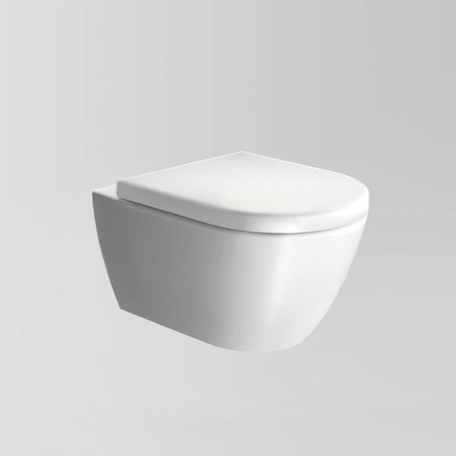 Astra Walker Pura Swirlflush Wall Hung Toilet with Soft Closing Seat