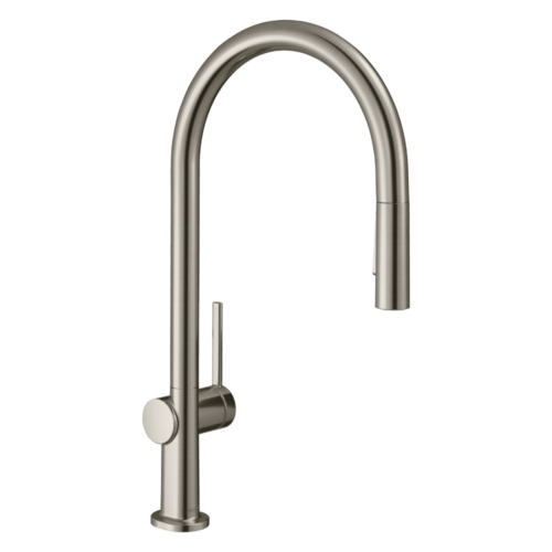 Hansgrohe Talis M54 Single lever kitchen mixer 210, pull-out spray, 2jet | Stainless Steel