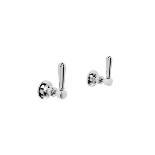 Brodware Winslow Wall Taps - Polished Nickel PVD