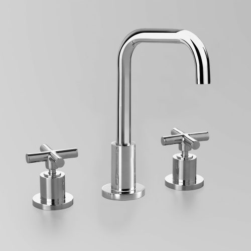 Astra Walker Icon + Basin Set with 135mm square swivel spout