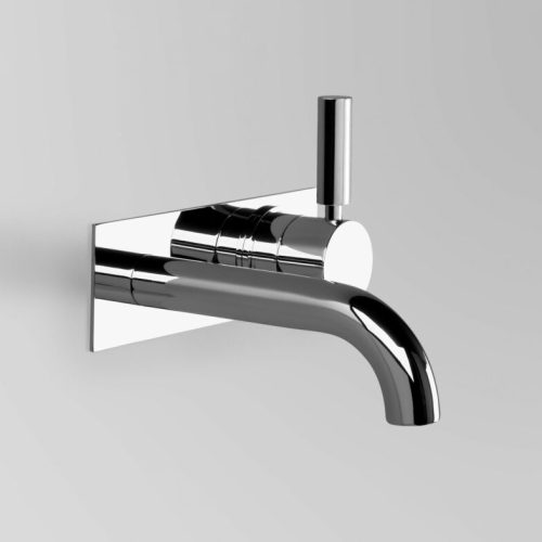 Astra Walker Icon + Lever Wall Set with 155mm Spout on Backplate