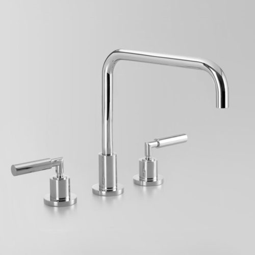 Astra Walker Icon + Lever Hob Set with 200mm swivel spout