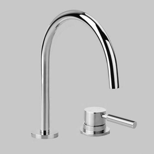 Astra Walker Icon + Lever Hob Set Mixer with 200mm swivel spout