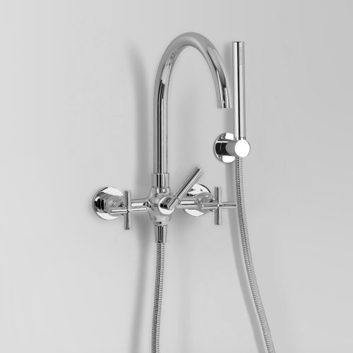 Astra Walker Icon + Bath mixer with hand shower wall mount