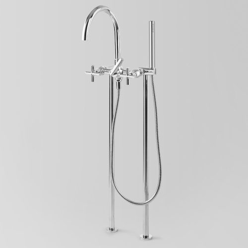 Astra Walker Icon + Bath mixer with hand shower Floor mount