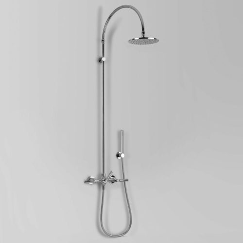 Astra Walker Icon + Lever Exposed Shower Set with 200mm Rose & Hand Shower
