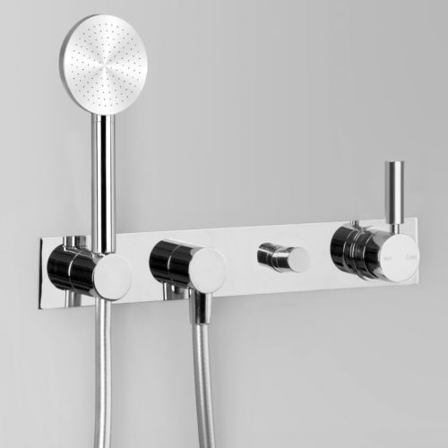 Astra Walker Icon + Lever Wall Set with Single-Function Hand Shower & Mixer