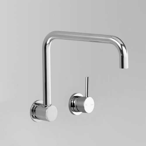 Astra Walker Icon Wall Mixer Set with Square Swivel Spout