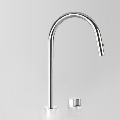 Astra Walker Assemble Kitchen Set with Volume Control Mixer, 250mm Swivel Pull Out Dual Spray