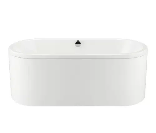 Kaldewei Classic Duo Freestanding Bath with White Overflow 1600x700mm