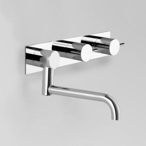Icon Wall Set Offset with Underslung Swivel Spout - Astra Walker - Sydney