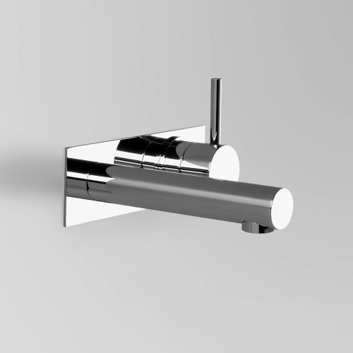 Icon Wall Set with 150mm Straight Spout on Backplate - Astra Walker - Sydney