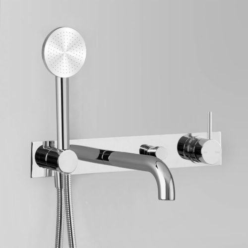 Icon Wall Set with Single-function Hand Shower, Diverter, Mixer on Backplate - Astra Walker - Sydney
