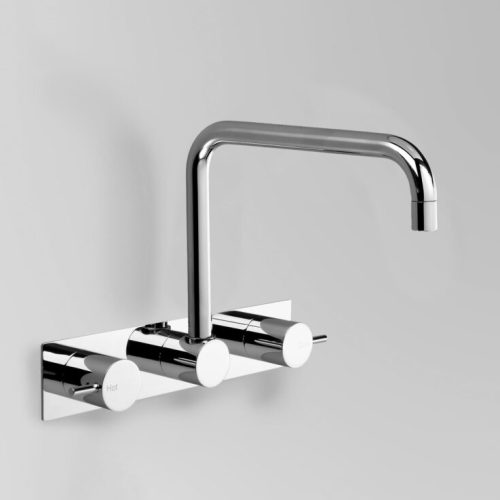 Icon Wall Set with Square Swivel Spout on Backplate - Astra Walker - Sydney