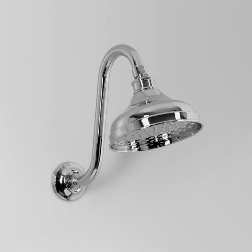 Astra Walker Olde English Gooseneck Shower Arm & 150mm Rose Only A51.10.11.A