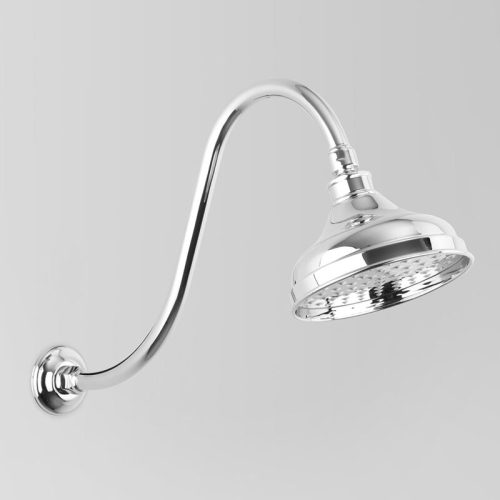 Astra Walker Olde English Gooseneck Shower Arm & 150mm Rose Only A51.10.11.V3.A