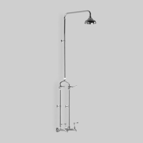 Astra Walker Olde English Bath/overhead shower Set w/ 150mm shower head, with extended bibs