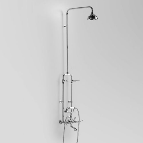 Astra Walker Olde English Bath/overhead shower Set w/ 150mm shower head & hand shower