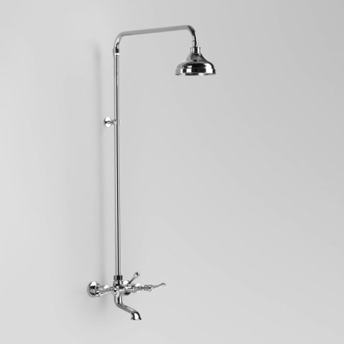 Astra Walker Olde English Bath/overhead shower Set 150mm shower head with divertor