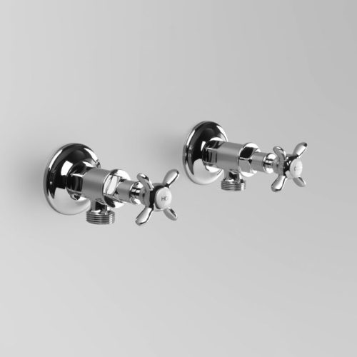 Astra Walker Olde English Washing Machine Tap Set - Pair