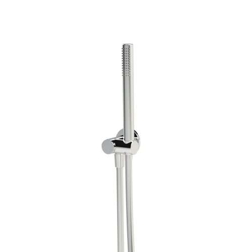 Axus tubular handshower on swivel wall bracket