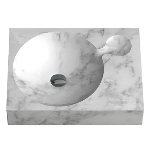 Parisi Como 600 Basin Natural Stone Honed