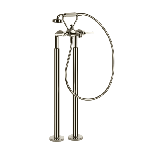 Gessi Venti20 freestanding bath mixer with automatic diverter