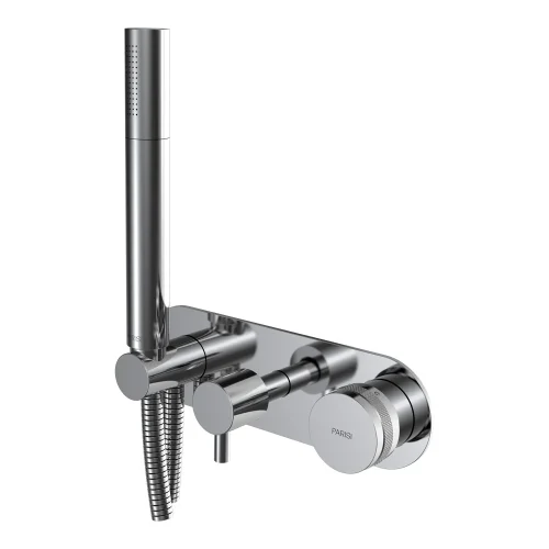 Parisi Todo II Wall Mixer with 2-Way Diverter and Handshower
