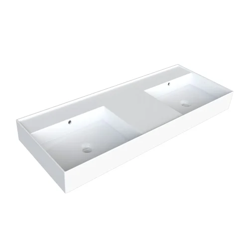 Twenty 120 Double Bowl Bench Basin