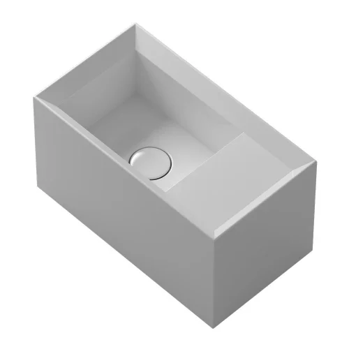 Parisi Cut  450 x 250 Wall Basin RH with Tap Landing