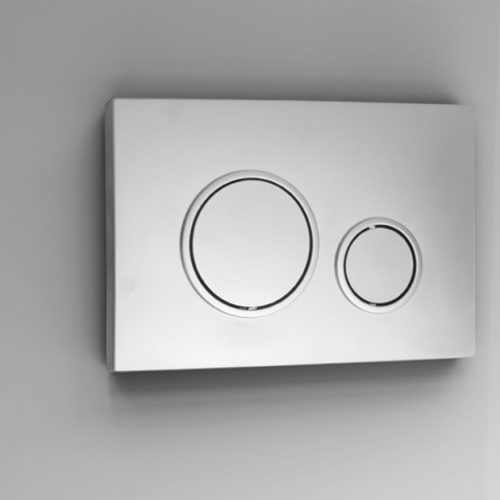 Wilco Circle In Wall Cistern Control Plate