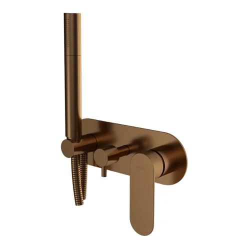 Parisi Ellisse II Wall Mixer with 2-Way Diverter with Handshower