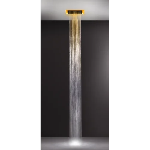 Gessi Afilo Private Wellness Overhead Shower with Chromotherapy effect
