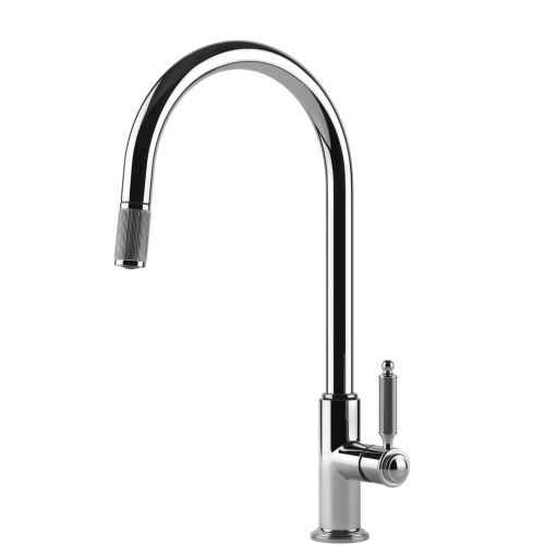 Gessi Venti20 Goose Neck Pull Out Mixer
