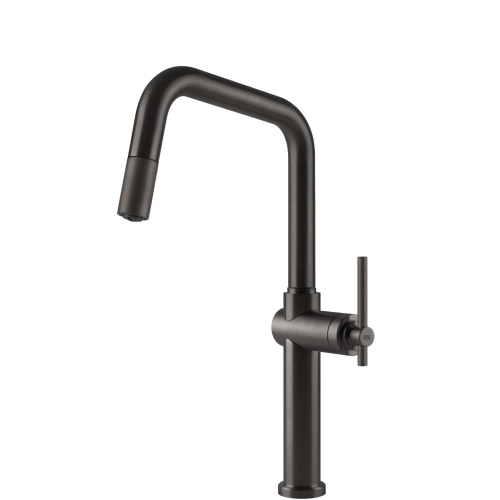 Gessi Habito Square Goose Neck Pull Out Mixer