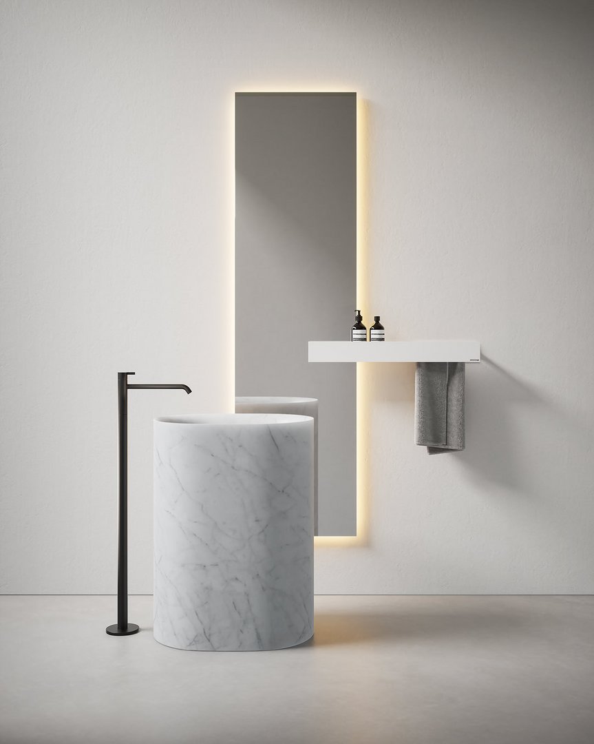 Antonio Lupi Nebula Marble Freestanding Basin