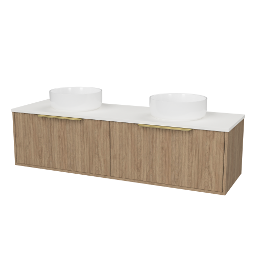 Timberline Elwood 1500mm Double Bowl Vanity